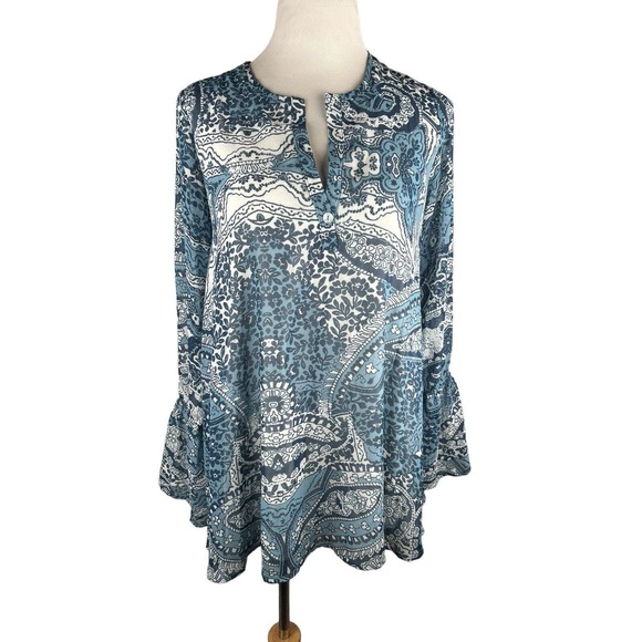 Mumu Tops - Show Me Your Mumu‎ Boho Spring Flowy Whimsical Top Small